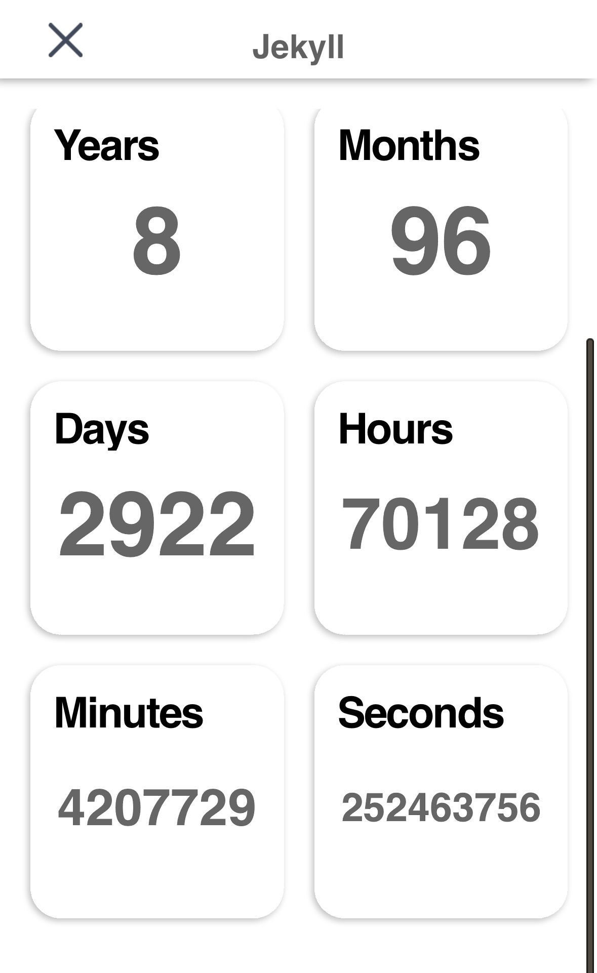 Eight years sober, eight years in control